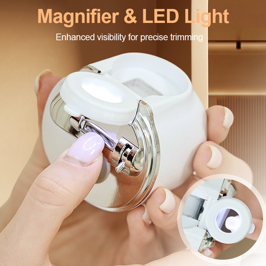 🔥Solange der Vorrat reicht 40 % Rabatt!🎉Elektrische Nagelschere mit Licht