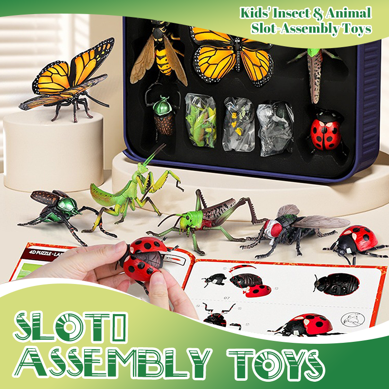 Kinderspielsachen für Kinder insekten und tierische Slot-Assembly
