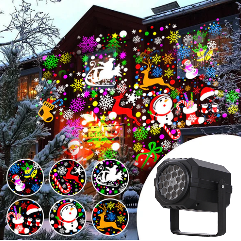 🎁Begrüßen Sie Weihnachten mit 50 % Rabatt💥Rotierender LED-Weihnachtsmuster-Projektor