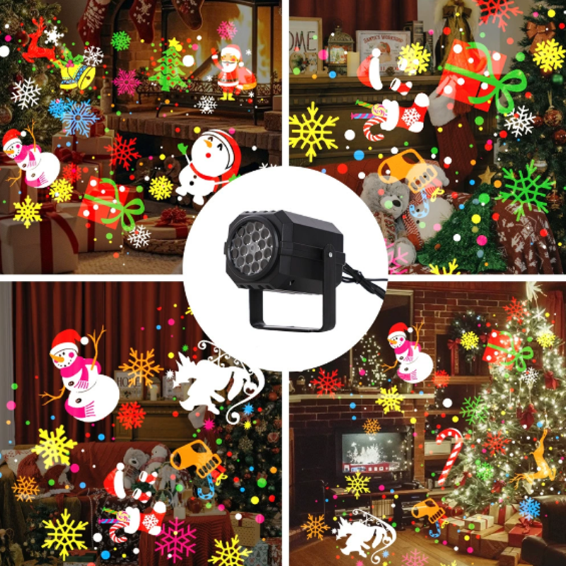 🎁Begrüßen Sie Weihnachten mit 50 % Rabatt💥Rotierender LED-Weihnachtsmuster-Projektor