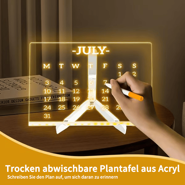🎄Weihnachtsaktion 49% Rabatt🎁Kreatives wiederbeschreibbares Acryl-LED-Nachrichtenschild