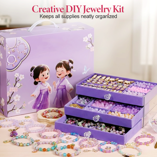 DIY-Set zur Herstellung von Perlenschmuck im antiken Stil für Mädchen