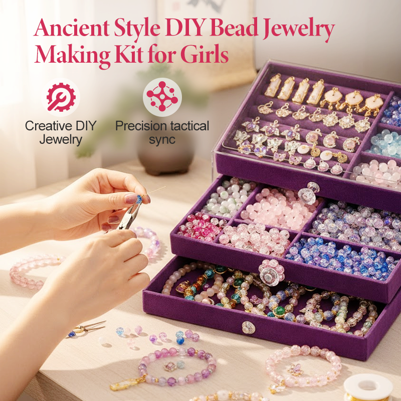 DIY-Set zur Herstellung von Perlenschmuck im antiken Stil für Mädchen