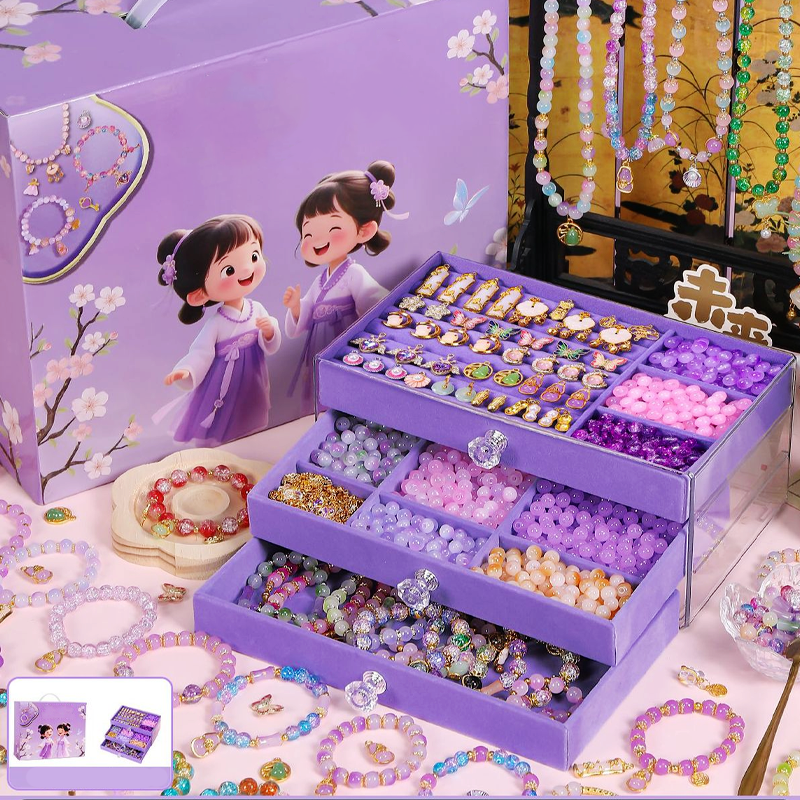 DIY-Set zur Herstellung von Perlenschmuck im antiken Stil für Mädchen
