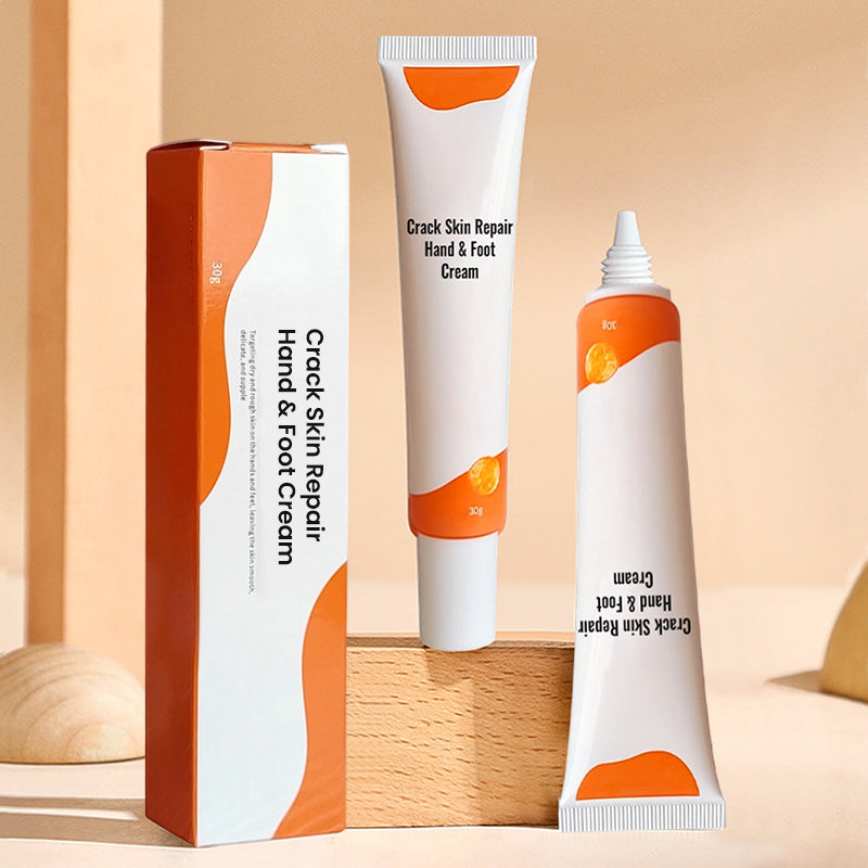 Hand- und Fußcreme zur Reparatur rissiger Haut