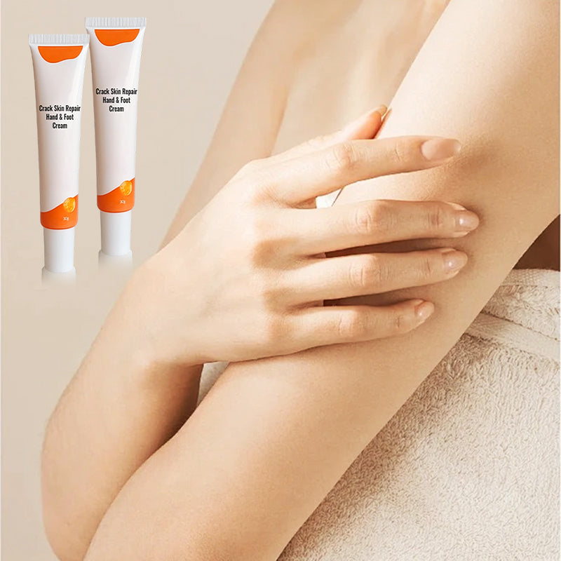 Hand- und Fußcreme zur Reparatur rissiger Haut