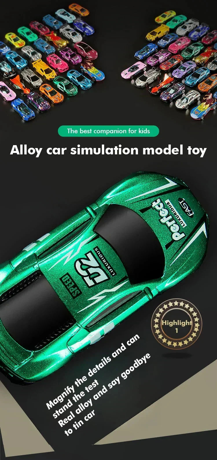 🔥Solange der Vorrat reicht 50 % Rabatt!🎉Legierung Auto Bounce Power Modell Spielzeug