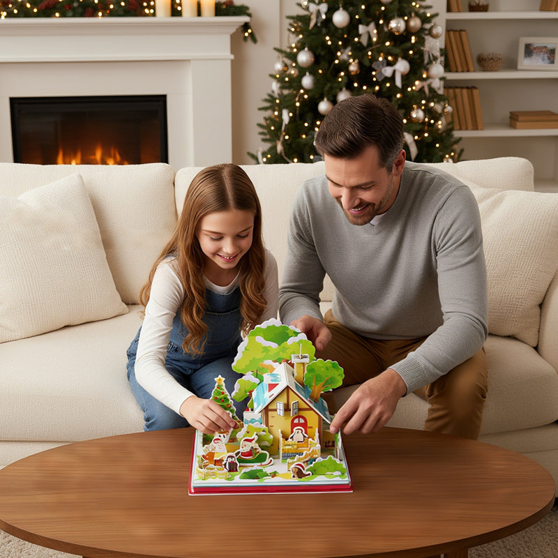 3D-Weihnachtspuzzle-Bausatz zum Selberbauen
