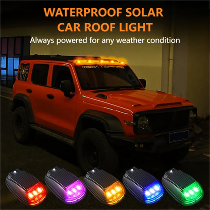 ☀️ 50% RABATT JETZT! 💡 Wasserdichte Solar-Autodachleuchte – Fernbedienung, Einfache Installation & Energieeffizient 🚗✨