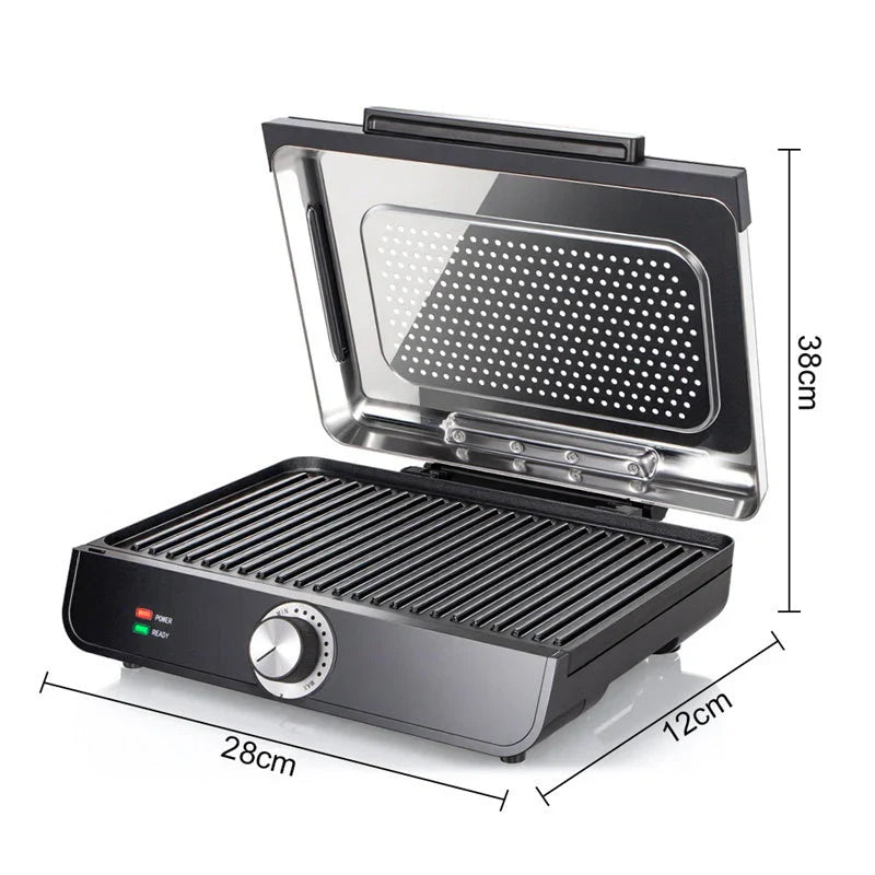 ⏳Limitiertes Angebot⏰Rauchfreier Indoor-Grill 2200 W mit Antihaftbeschichtung🥩