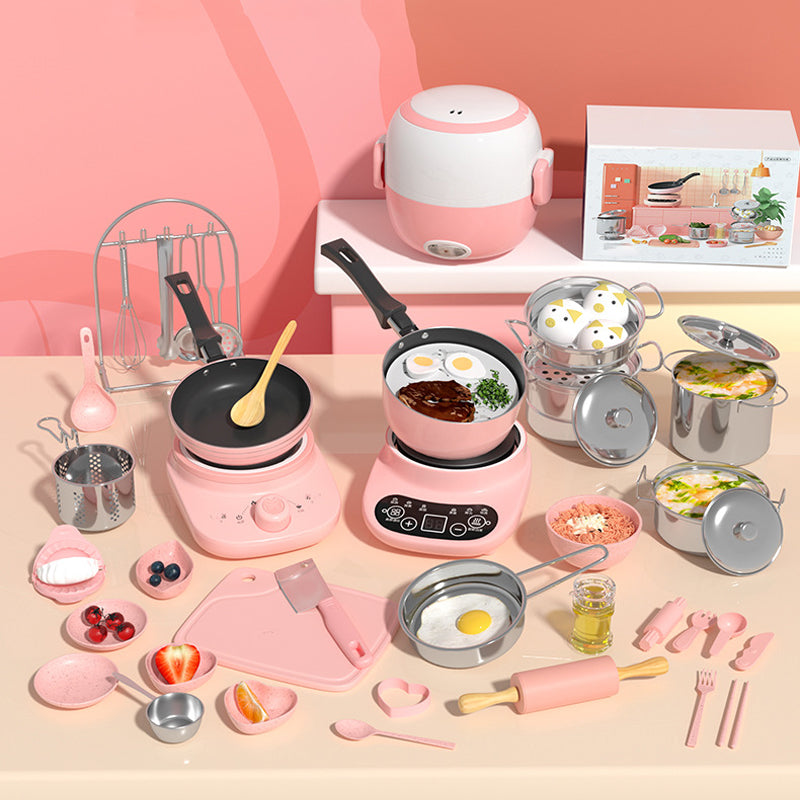 [Bestes Geschenk für Kinder] Mini-Küchen-Kochspielzeug für Kinder – 22-teiliges Set