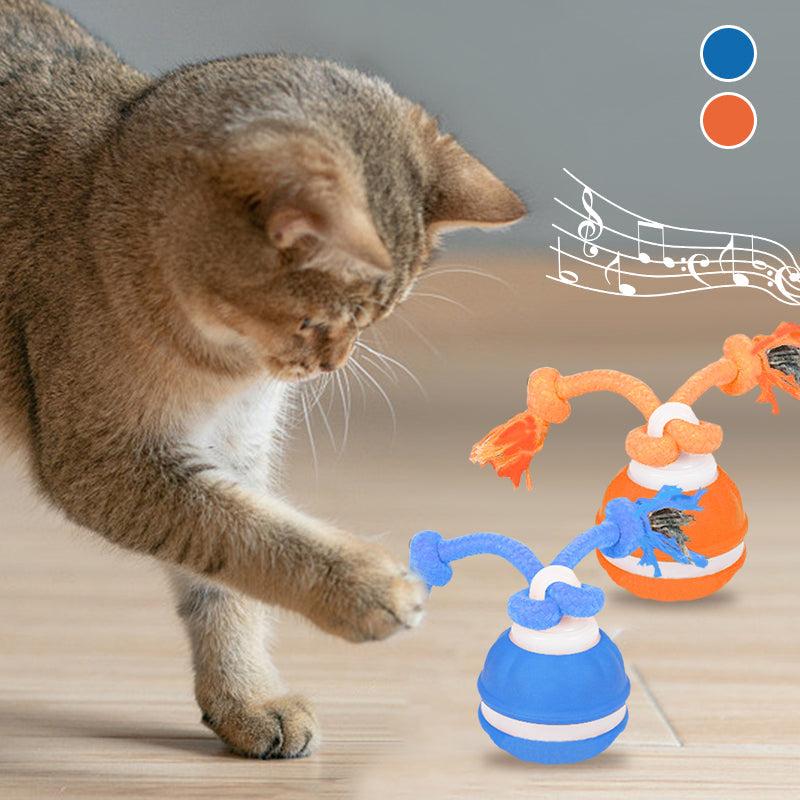 🐱🎉 50% RABATT! Interaktiver rollender Katzenball mit Vogelstimmen – Bewegt sich selbstständig & lockt mit realistischen Vogelgeräuschen – Perfekt für aktive Spielstunden 🐦✨