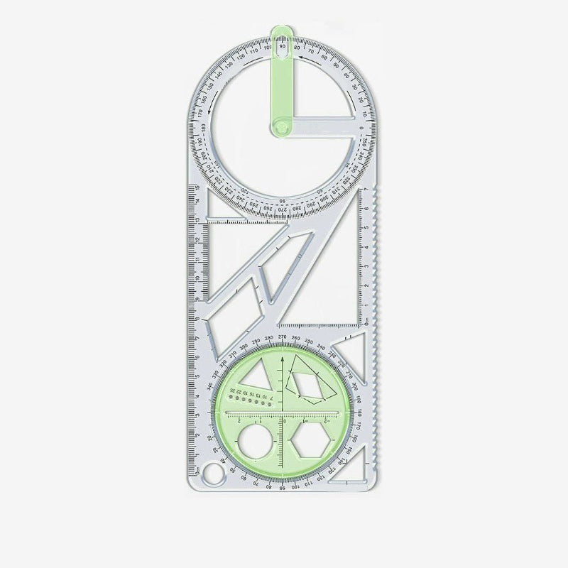 ✏️📐 Multifunktionales Geometrie-Zeichenlineal – Dein ✨🎯 präzises All-in-One-Werkzeug für Schule, Büro & Design!