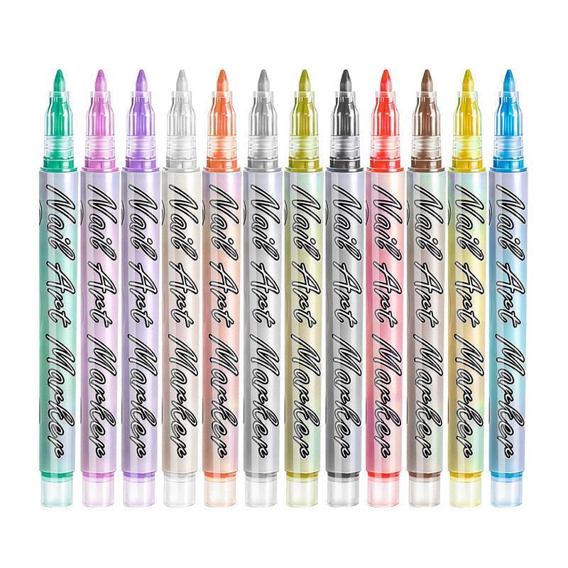 ✨Nur für kurze Zeit!⏰12er-Set Acryl-Nagelkunst-Stifte