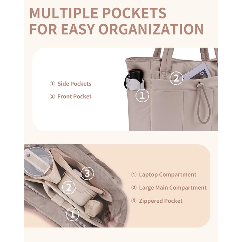 🎒 50% RABATT! 💼 Die ultimative Puffer-Tasche – Leicht, gepolstert & vielseitig – Ideal für Laptops, Tablets & den täglichen Gebrauch ✨