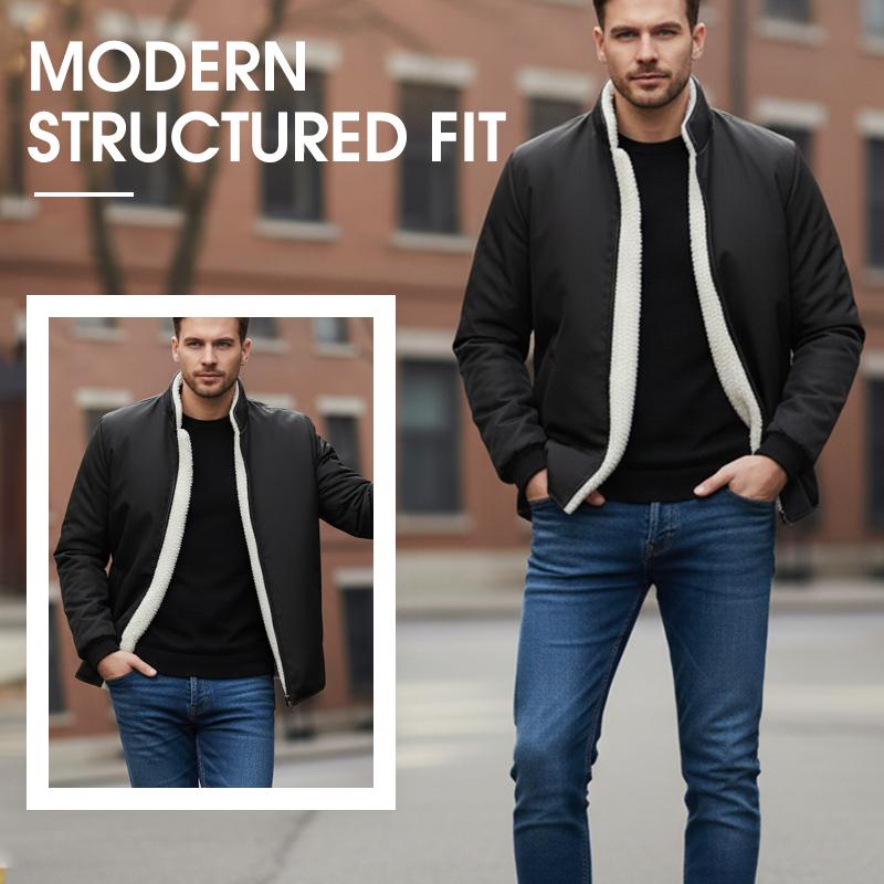 Herren Casual Winddichte Thermojacke