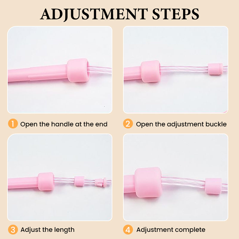 🕹️ KAUFE 2, ERHALTE 1 GRATIS! 🎉 LED-Leuchtseil zum Springen – 3 Lichtmodi, Verstellbare Länge & Rutschfester Griff ✨📦