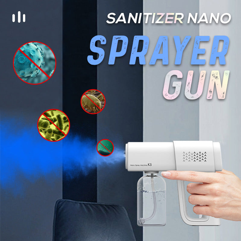 Nano-Sprühpistole für Desinfektionsmittel – 380 ml, kabellos & ultrafeiner Nebel für Zuhause, Büro & Garten!