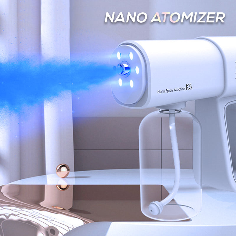 Nano-Sprühpistole für Desinfektionsmittel – 380 ml, kabellos & ultrafeiner Nebel für Zuhause, Büro & Garten!