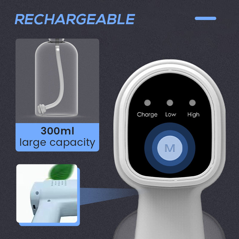 Nano-Sprühpistole für Desinfektionsmittel – 380 ml, kabellos & ultrafeiner Nebel für Zuhause, Büro & Garten!