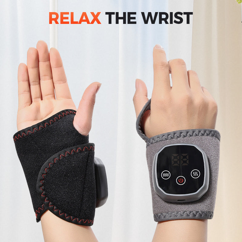 Spar-Set: Tragbares Knöchel-Massagegerät mit Wärme & Vibration + Gua-Sha-Brett