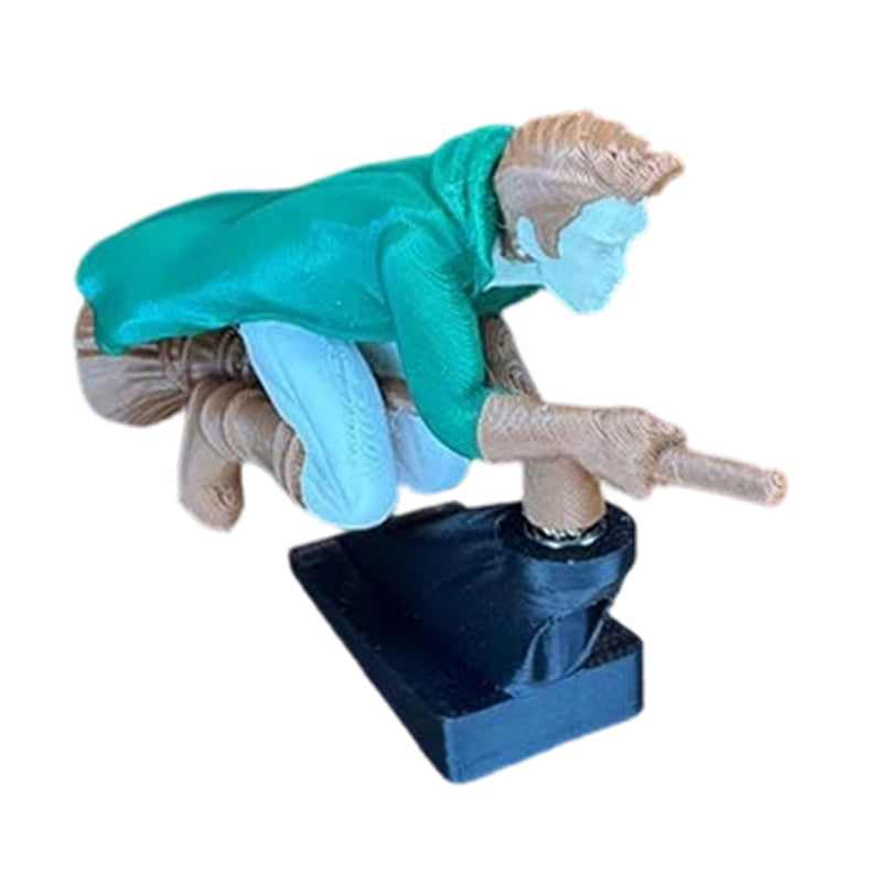 Magischer Besenstiel als Armaturenbrett-Ornament