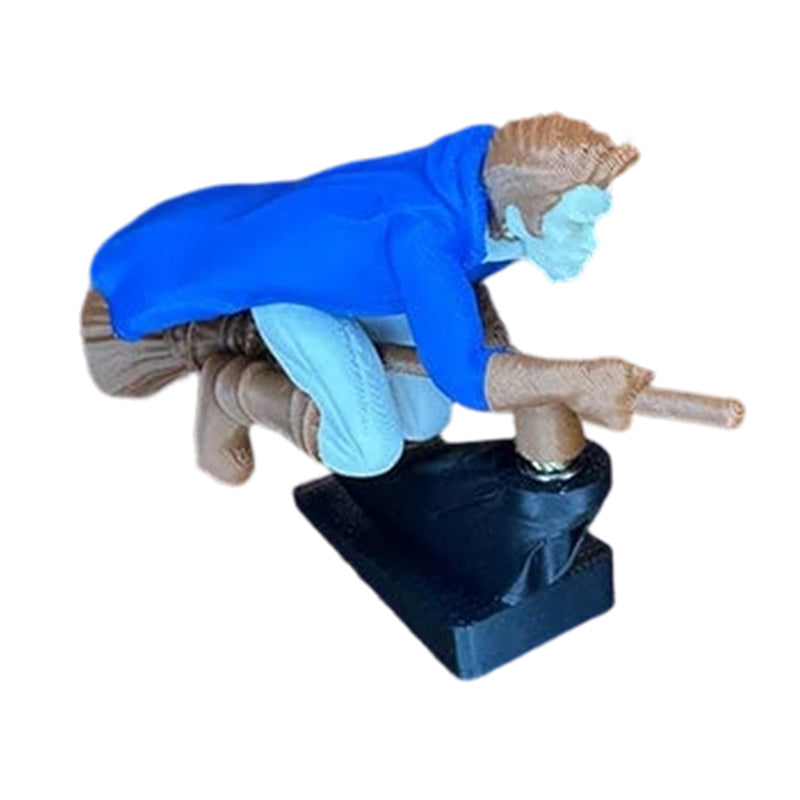 Magischer Besenstiel als Armaturenbrett-Ornament