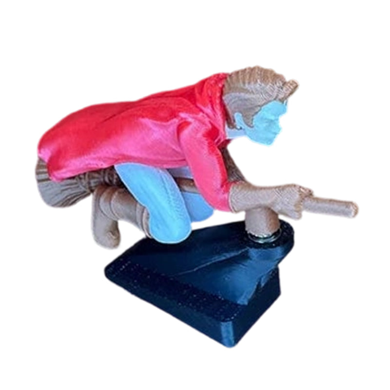 Magischer Besenstiel als Armaturenbrett-Ornament