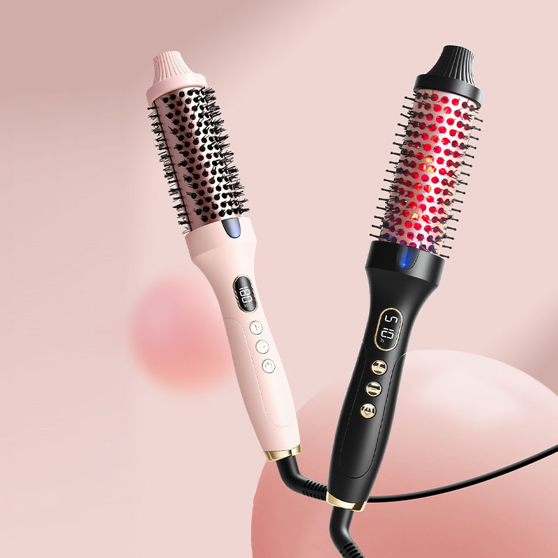 32 mm Ionen-Heizbürste für Locken & Volumen – Glätt- und Stylingbürste für Pony & Ansatz 💇‍♀️✨