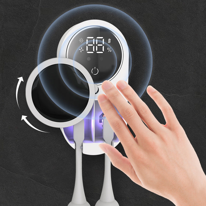 🎉 Neujahrsgeschenk – 50% RABATT!🪥Automatischer Zahnbürsten-Sterilisator (UV + Trocknung): Intelligente Erkennung & Doppelfach – Hygienisch & Platzsparend!