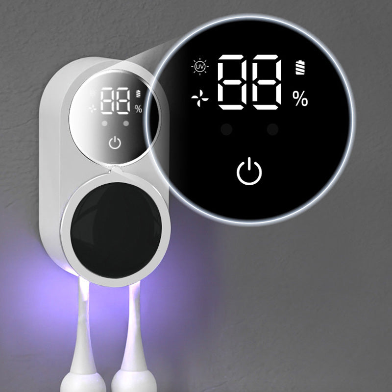 🎉 Neujahrsgeschenk – 50% RABATT!🪥Automatischer Zahnbürsten-Sterilisator (UV + Trocknung): Intelligente Erkennung & Doppelfach – Hygienisch & Platzsparend!