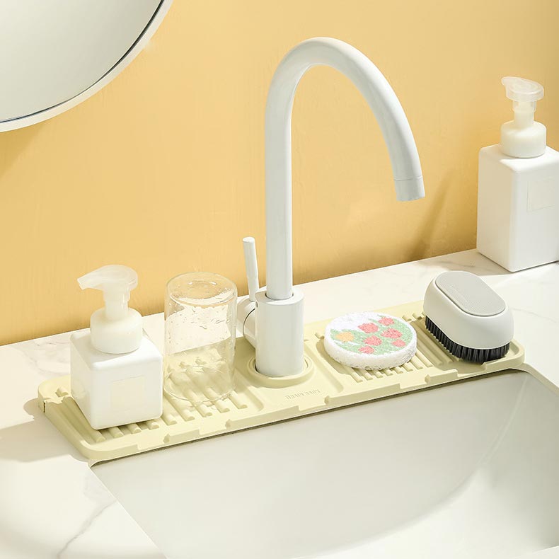Abtropfschale mit Spritzschutz für den Wasserhahn – Tolles Geschenk