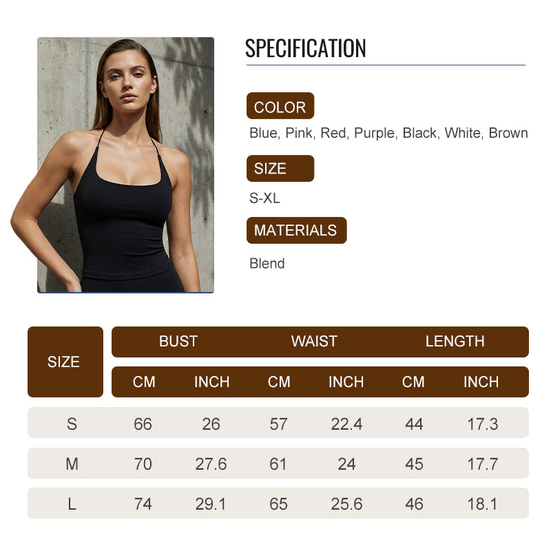 🌸🌺 Damen-Top mit offenem Rücken & integriertem BH 🌸🌺 Bequemer Allrounder für jeden Tag – stylisch, praktisch & ohne extra BH. Perfekt für mehr Freiheit und Eleganz.