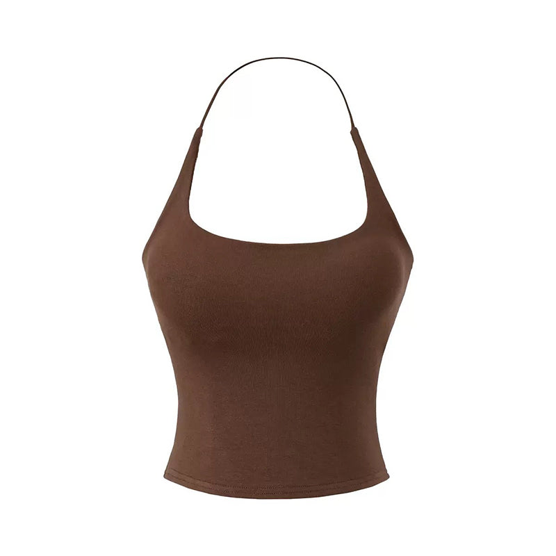 🌸🌺 Damen-Top mit offenem Rücken & integriertem BH 🌸🌺 Bequemer Allrounder für jeden Tag – stylisch, praktisch & ohne extra BH. Perfekt für mehr Freiheit und Eleganz.