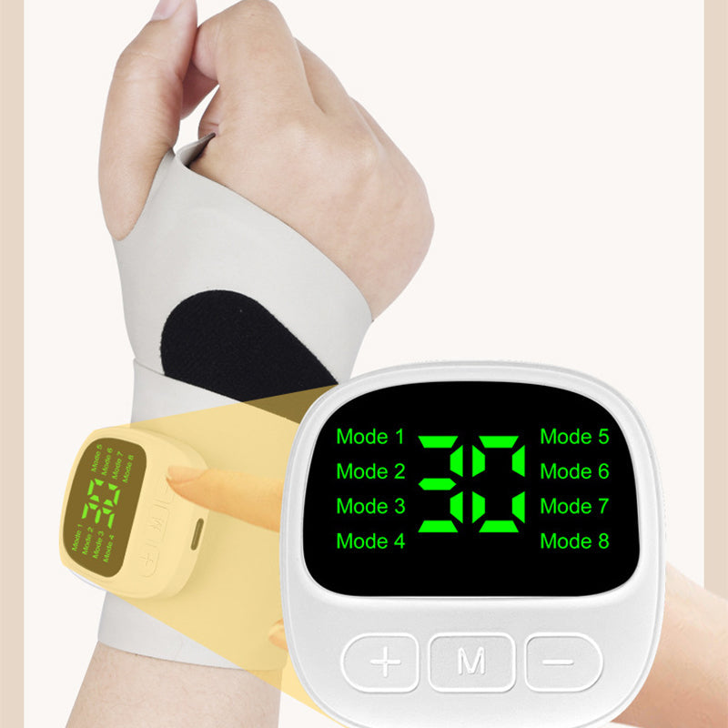 📢📢50 % Rabatt!! 🔥🎁 Wiederaufladbarer, einstellbarer elektrischer Handgelenkmassager