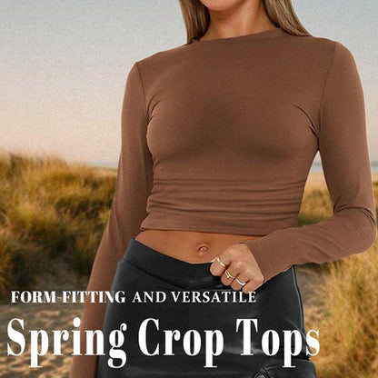 ⌛ Nur noch 3 Tage – 50 % auf alles! ⏰Damen Slim-Fit Crop-Top-Set