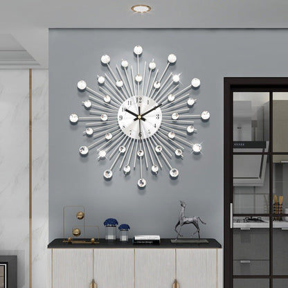 ✨🕰️ 50 % Rabatt ⚡ Kreative Strass-Wanduhr – leiser, minimalistischer Luxus für Wohnzimmer, Esszimmer und Eingangsbereich! 💎🏡