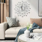 ✨🕰️ 50 % Rabatt ⚡ Kreative Strass-Wanduhr – leiser, minimalistischer Luxus für Wohnzimmer, Esszimmer und Eingangsbereich! 💎🏡