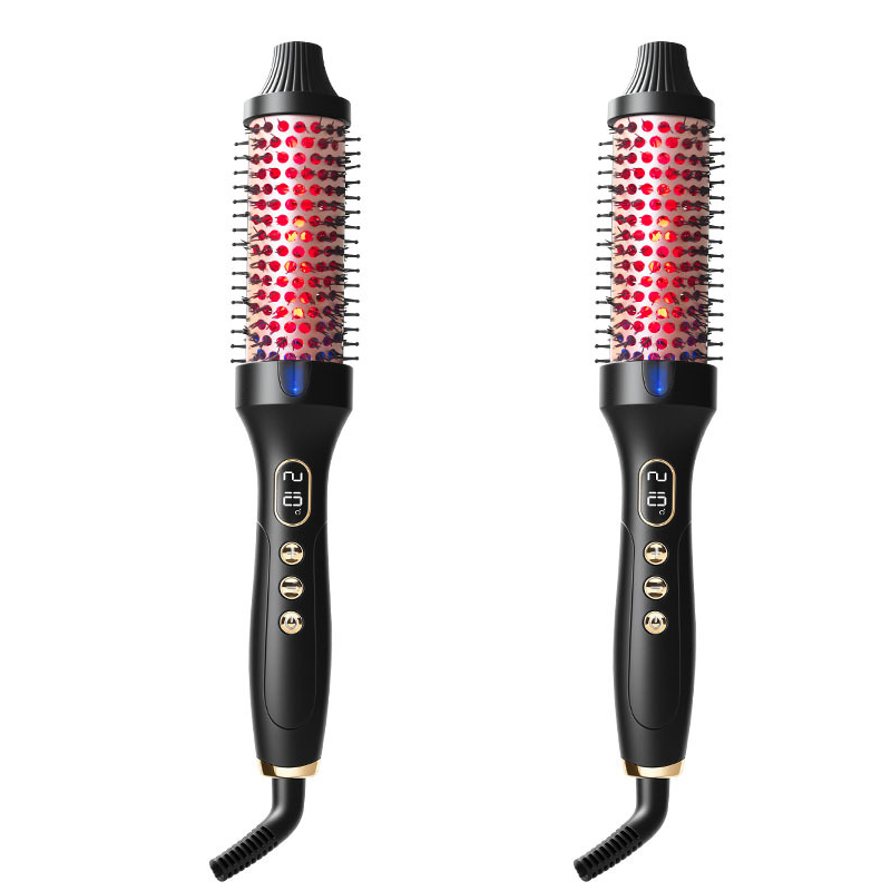 32 mm Ionen-Heizbürste für Locken & Volumen – Glätt- und Stylingbürste für Pony & Ansatz 💇‍♀️✨