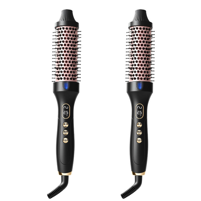 32 mm Ionen-Heizbürste für Locken & Volumen – Glätt- und Stylingbürste für Pony & Ansatz 💇‍♀️✨