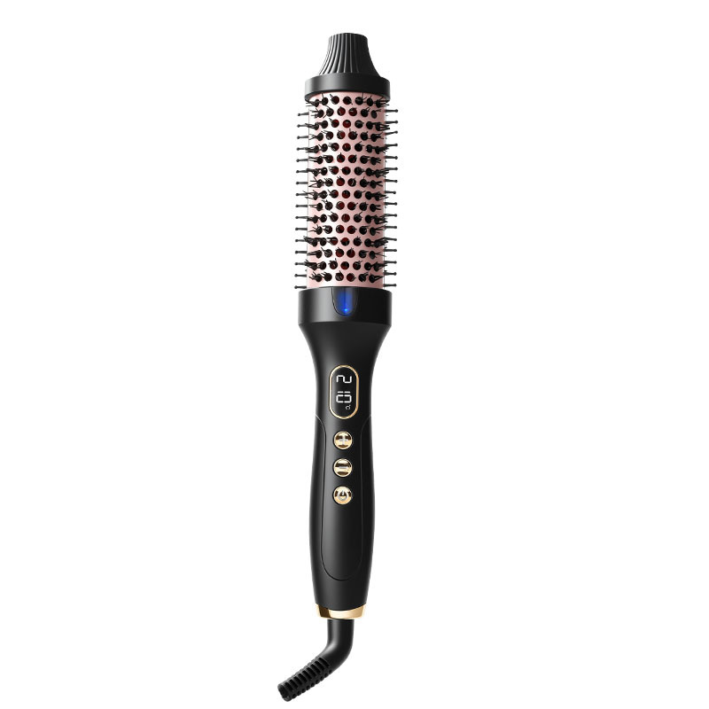 32 mm Ionen-Heizbürste für Locken & Volumen – Glätt- und Stylingbürste für Pony & Ansatz 💇‍♀️✨