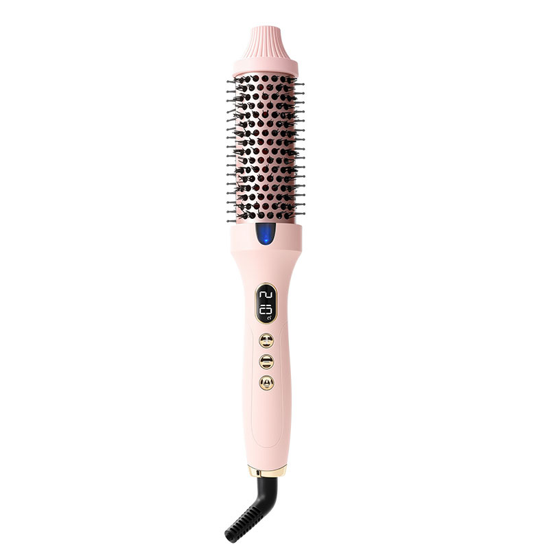 32 mm Ionen-Heizbürste für Locken & Volumen – Glätt- und Stylingbürste für Pony & Ansatz 💇‍♀️✨