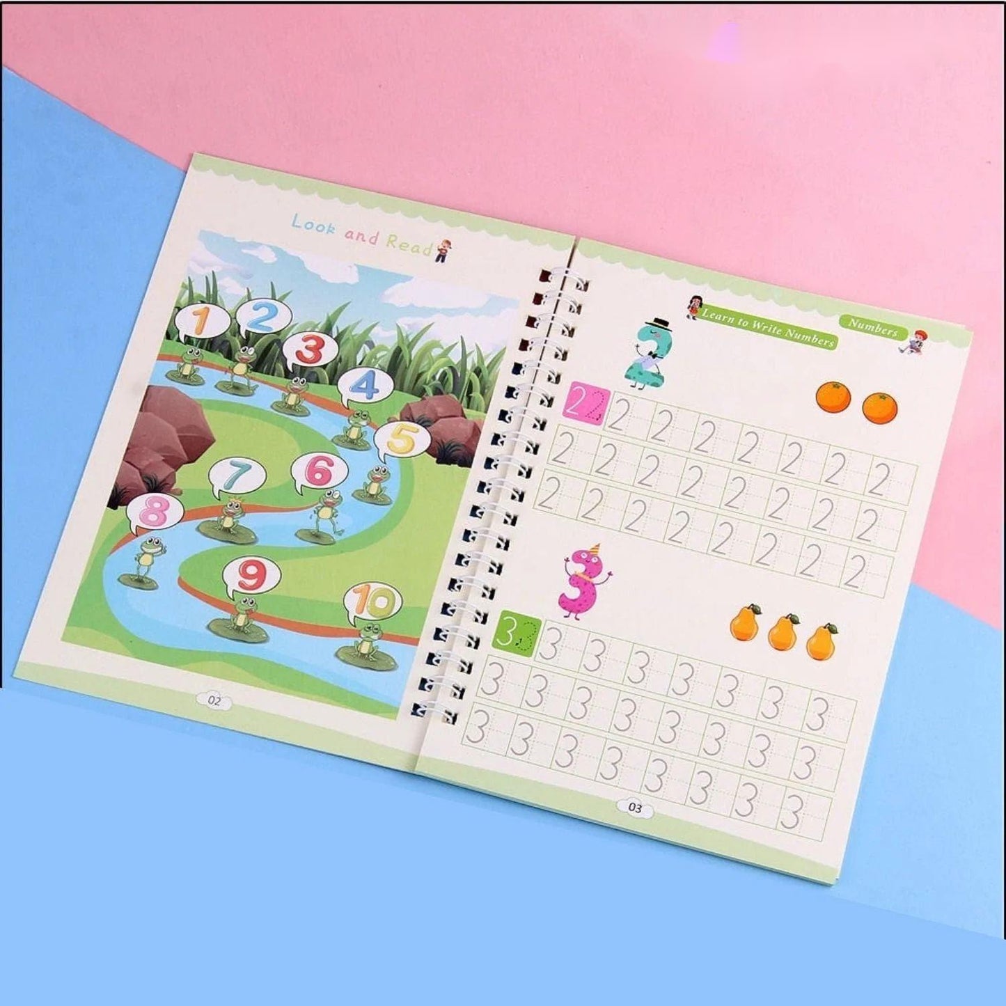 Magisches Kalligraphie Heft für Kinder