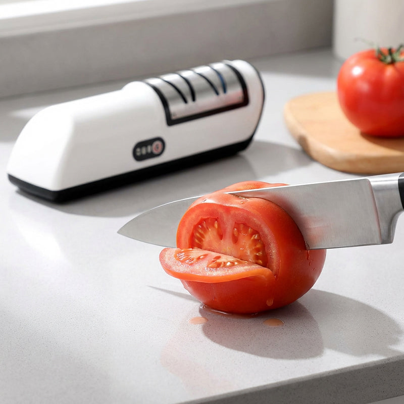 Electric Knife Sharpener with 2-Speed Modes