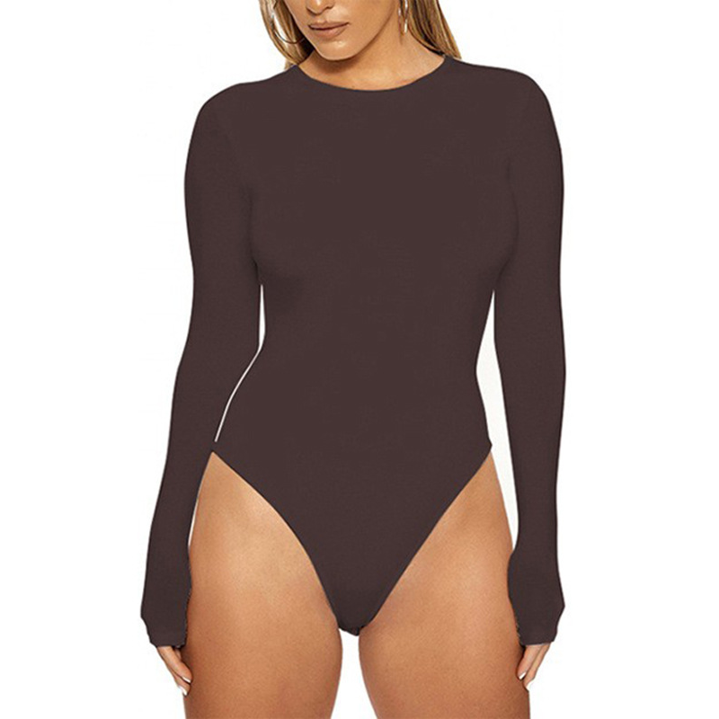 Creamy Fabrics – Bodysuit Sculpting Shapewear Langarm mit String