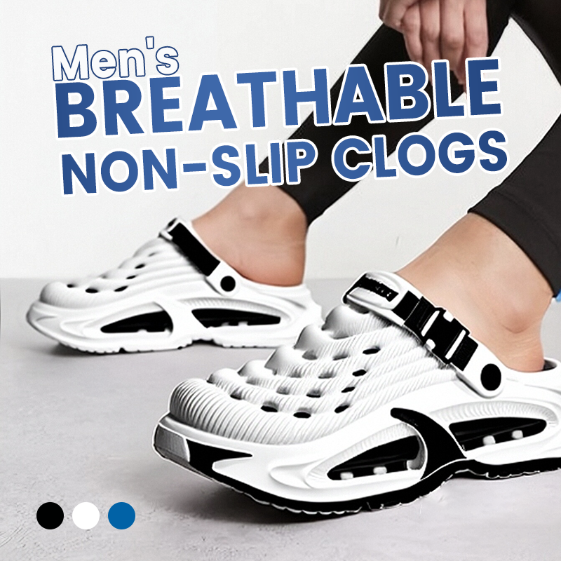 👡 50% RABATT! 💧 Atmungsaktive rutschfeste Clogs – Komfortabel, sicher & ideal für Badezimmer, Pool & Garten 🌿