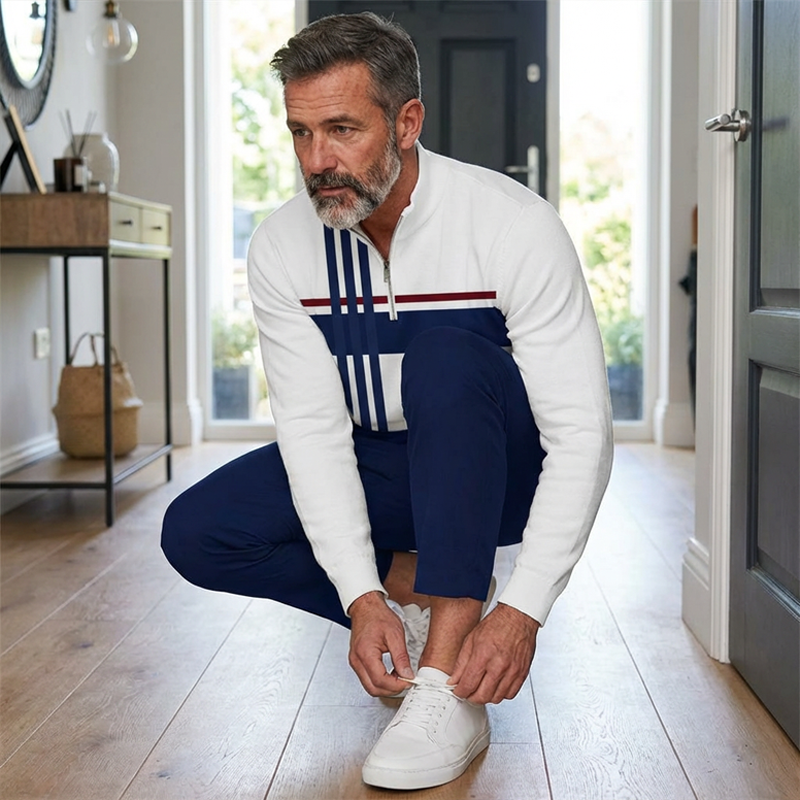 👕 50% RABATT! 🔥 Herren-Set mit Grafikprint – Pullover & Hose – Lässiger Streetstyle, Bequemer Stoff & Perfektes Match 👖