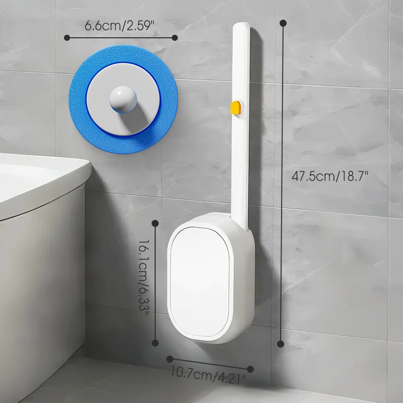 🧹✨ Einweg-Toilettenbürste mit auswechselbarem Kopf – hygienisch, kein Keim-Schlepp. 💧🧼 50 % Rabatt, solange Vorrat reicht!