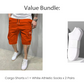 Herren Cargo-Shorts | Verstellbarer Kordelzug & Multi-Taschen | Leicht & Atmungsaktiv für Sommer