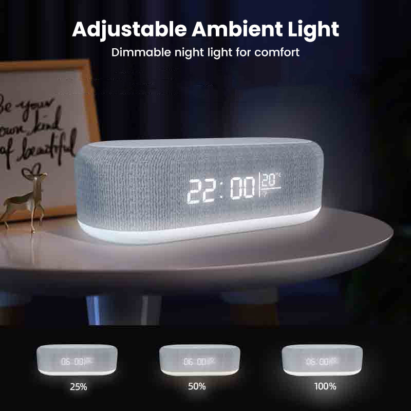 💘 Valentinstagsangebot: 50% Rabatt!🔋6-in-1 Kabellose Ladestation 25W – Uhr, Wecker, Bluetooth-Lautsprecher & Nachtlicht | All-in-One für den Nachttisch!